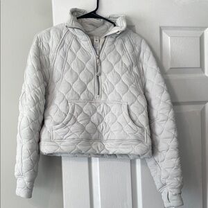 lululemon athletica Quilted White Jacket